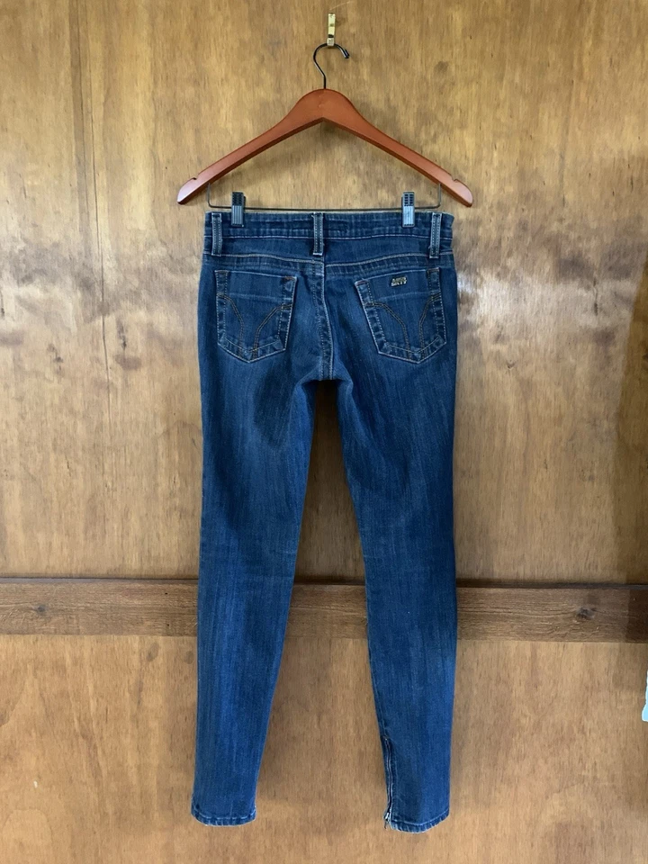 MISS SIXTY Womens Jeans Vintage Skinny J Lot Low Rise Ankle Zip Dark Wash Carmen - Image 3 of 4