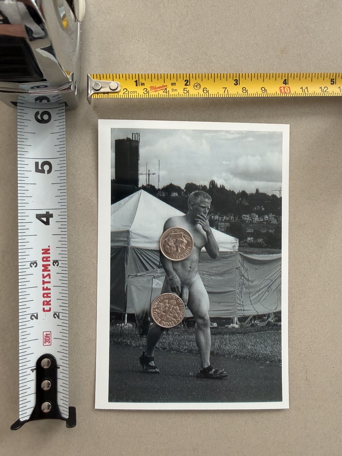 Nude Male Model Handsome Men Muscular Naked Gay Man Vintage Hot 4x6