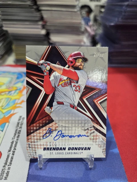 2026 Topps Series 1 Baseball Brendan Donovan Auto Foil 1/1 Cardinals One Of One