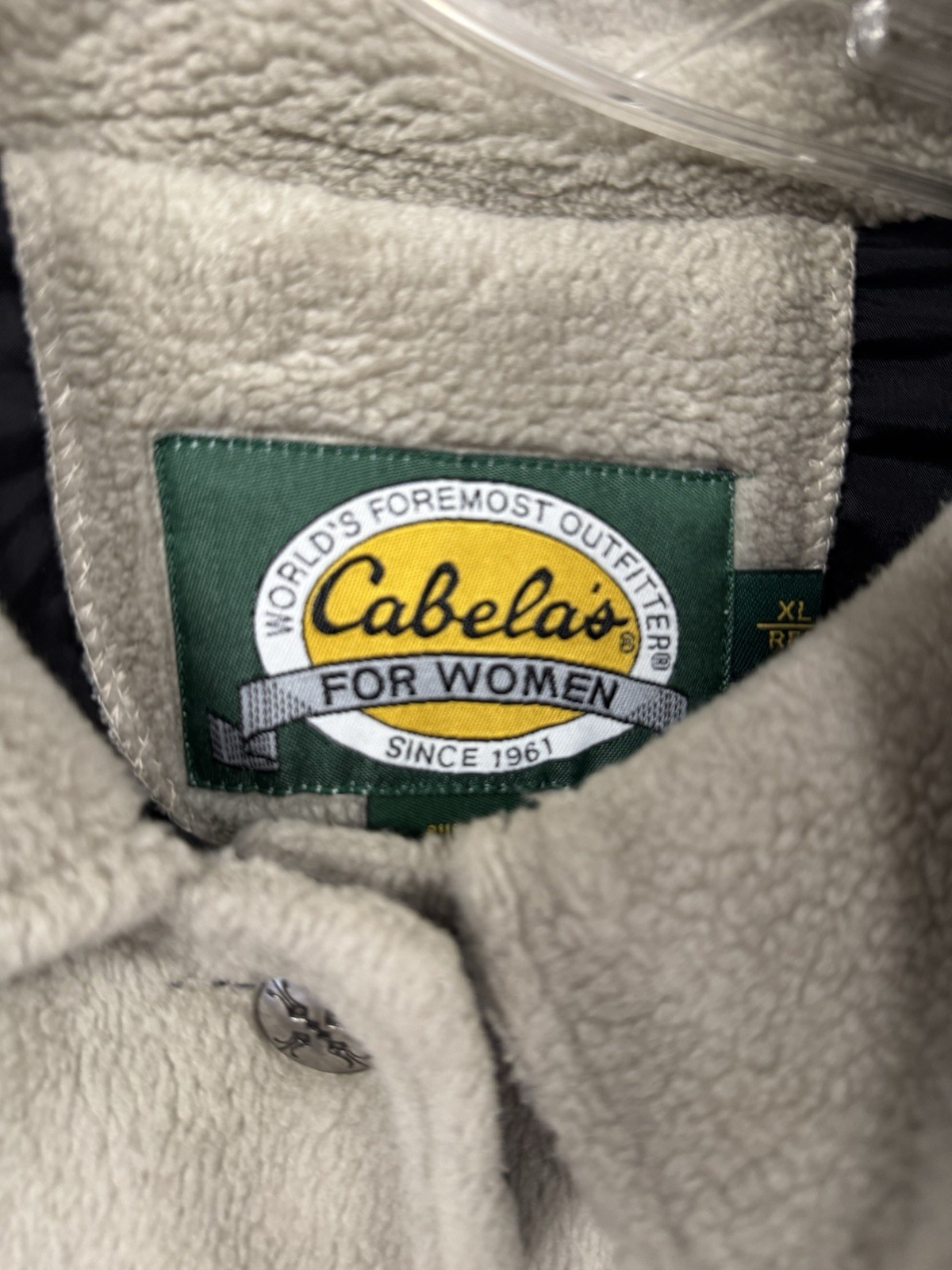 Cabela's Aztec Pattern Deep Pile Lined Fleece Jac… - image 3