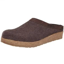 Haflinger Women's Gzl42 Grizzly Clog Smokey Brown