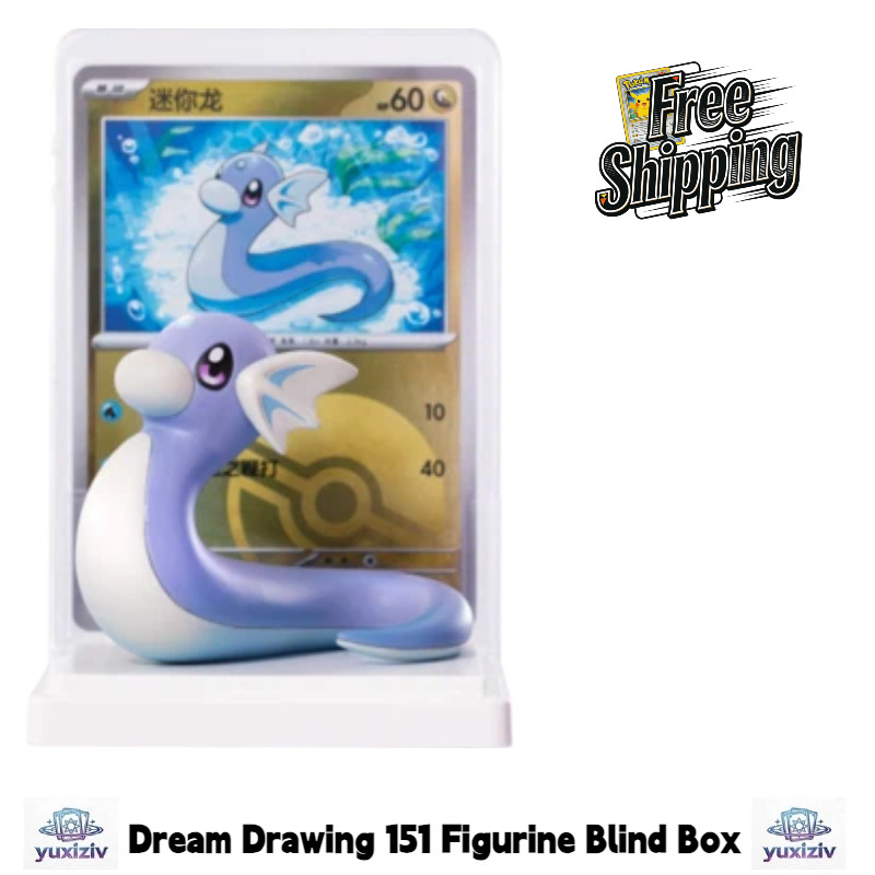 Pokemon TCG Dratini 151C-147/151 & Figure “Collect 151” Figure Set