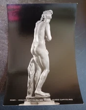 vtg postcard art RPPC roma venere capitolina dal dorso  Roma  unposted