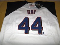 Jason Bay - York Mets 44 - White/black Mlb Jersey T-shirt Adult Xl Jason Bay - York Mets 44 - White/black Mlb Jersey T-shirt Adult Xl