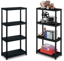 2 Stück Kunststoffregal Haushaltsregal Regal Kellerregal Plastikregal 60x30x132