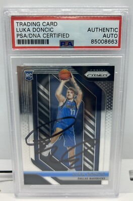 Luka Doncic 2018-19 Prizm #280 RC Rookie AUTO PSA/DNA Authentic