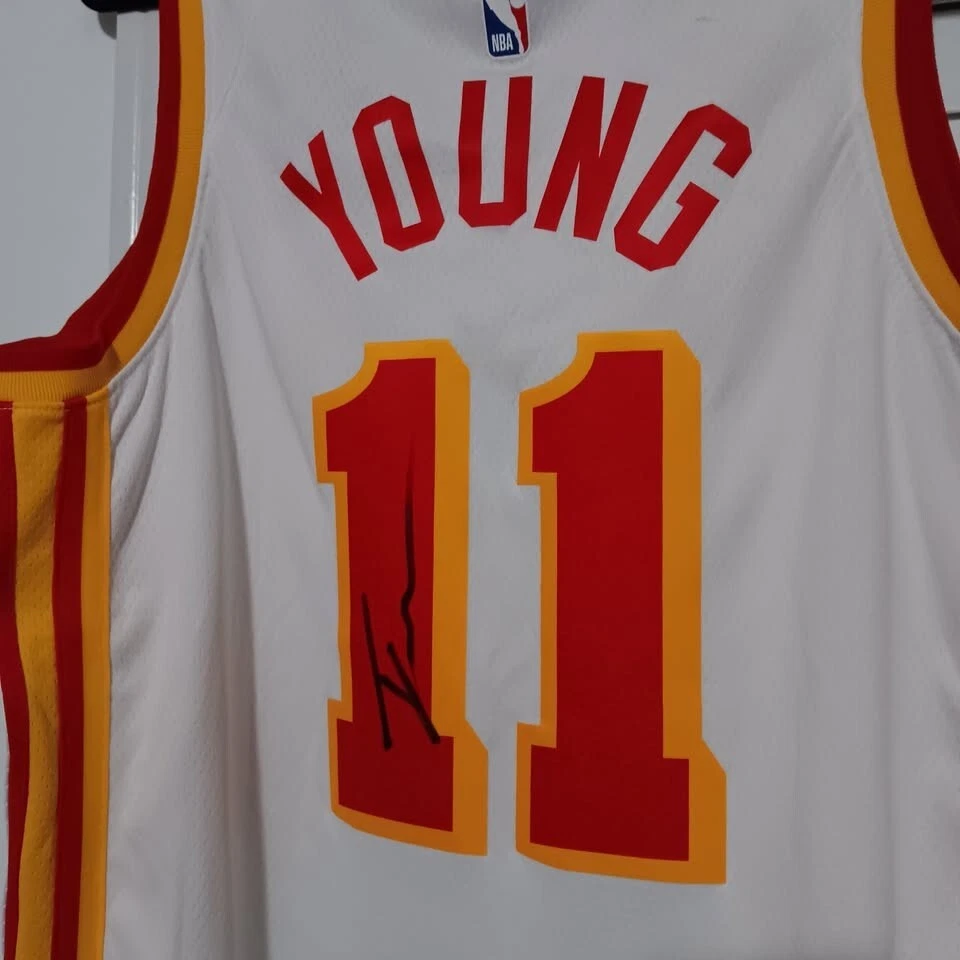 Camiseta deportiva firmada Nike Swingman NBA ATL HAWKS Trae Young TALLA L Foto 2 de 4