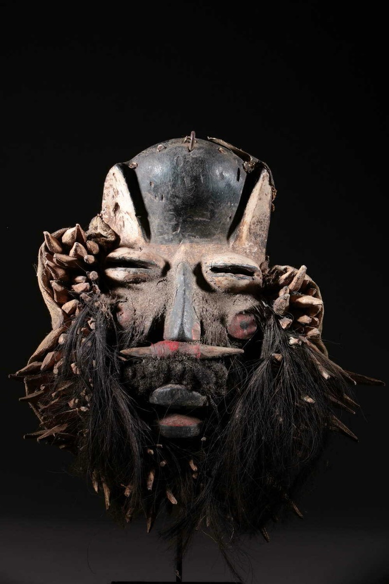 Masque Africain Ancien Dan/Guéré (Wé) - Bois Patiné - Vers 1940-50 - Collection