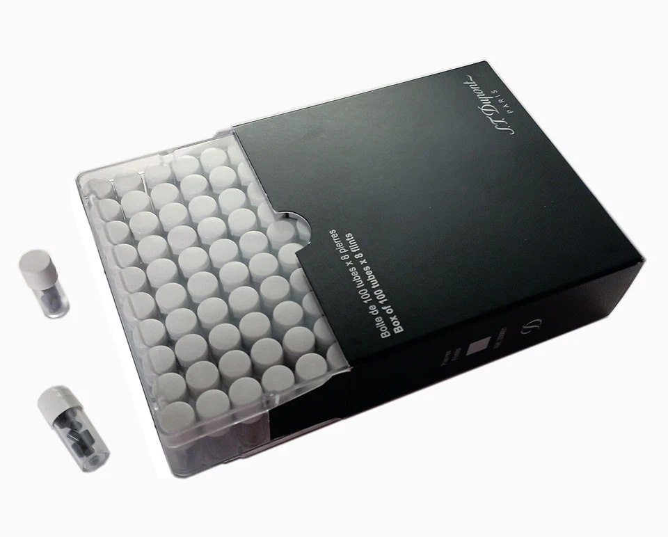 S.T. DUPONT RICAMBIO PIETRA FOCAIA ACCENDINI TUBETTO DA 8 PIETRINA NERA 900601 - Immagine 3 di 4