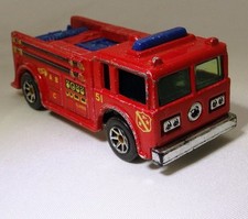 Hot Wheels Mattel Fire Truck Red Engine 1976 vintage prototyp