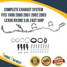 Complete Exhaust System Fits 1999 2000 2001 2002 2003 Lexus RX300 3.0L Fast Ship