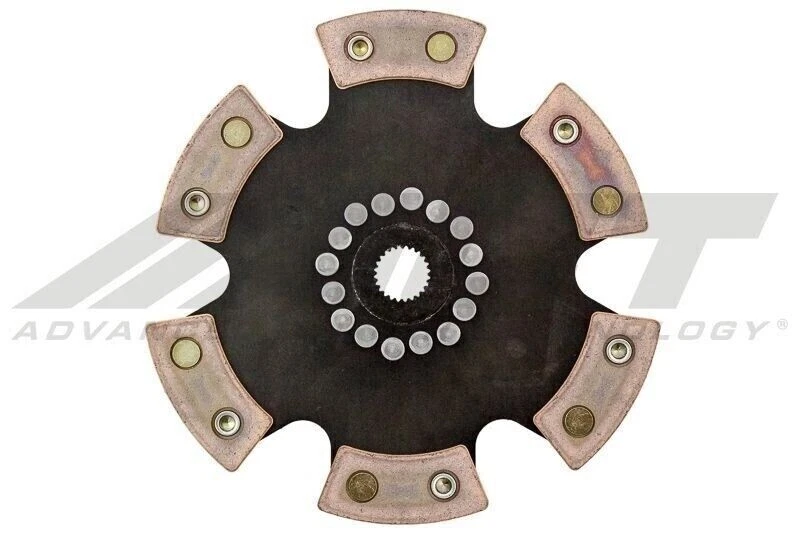 Disco de carrera rígido ACT 6240006 para Nissan 280ZX 1981 6 almohadillas Foto 3 de 4