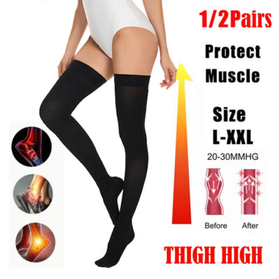Thigh High Stockings Medical Grade Relief Support Therapeutic Compression Socks