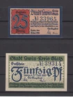 Lewin - City - 25+50 Pfennig - Tieste 4030-05.30+31