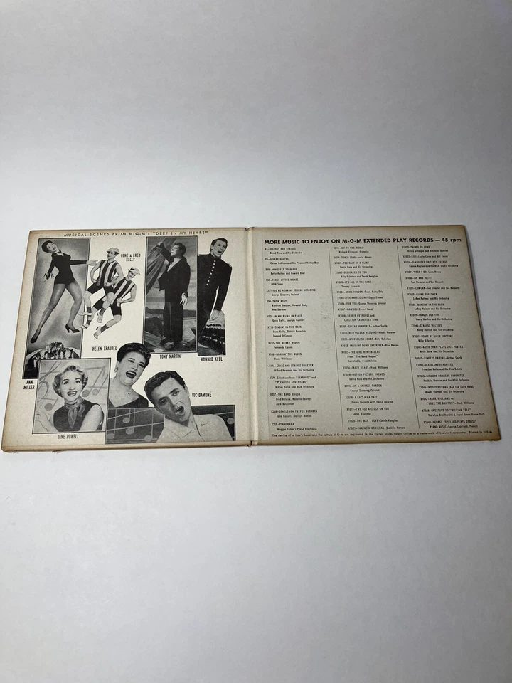 DEEP IN MY HEART - MUSICAL SOUNDTRACK – 45 RPM THREE DISC ALBUM SET–MGM-X-276  Foto 2 de 4