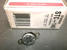Stancor / White-Rodgers STC-140 N.O.,Close on Rise 140F, Opens 110F, .25"QC