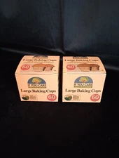 2 Boxes, If You Care Baking Cups Large 60 Cups Per Box. (TFC) Eco Friendly. #126