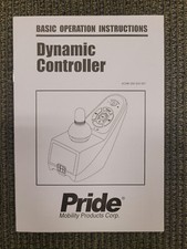 Pride Mobility Dynamic Joystick Controller for Power Wheelchairs Owners Manual