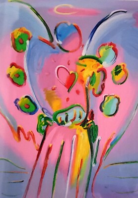現代アート巨匠　PETER MAX 300枚限定サイン入りart 4枚セット PETER MAX 