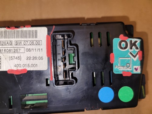 2009 2010 2011 DODGE RAM 1500 CLIMATE AC HEATER TEMPERATURE CONTROL UNIT - Picture 13 of 15