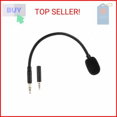 Smays Detachable 3.5mm Microphone - Aux Mic for Headphone Jack, Plug-in Microfon
