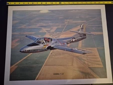 Cessna T-37 US Air Force Aircraft Print