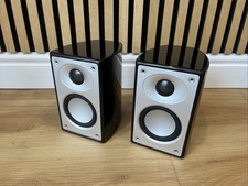 Mordaunt-Short Alumni 2 Hi-Fi Bookshelf / Surround Sound Speakers Gloss Black