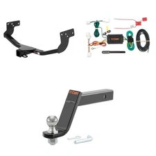 CURT Towing Kit Trailer Hitch Wiring Harness 45064 Ball Mount Pin & Clip, 13575