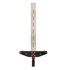 JessEm 07422 Longsword 18" Sword T-Square Stainless Steel Imperial/Metric Ruler