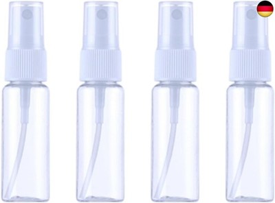 4×20ml Spray Bottle,Leer Zerstäuber Pump Sprühflasche,Tragbar Parfumzerstäuber,