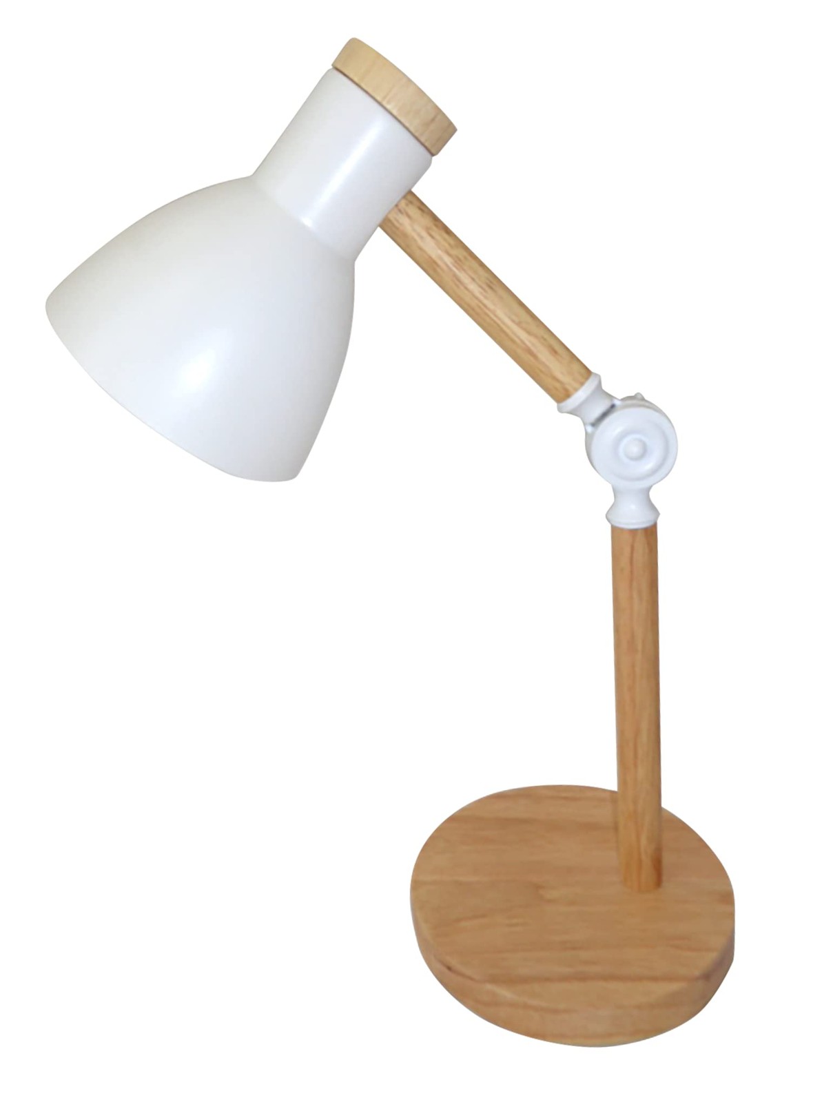 Lampe flexo d'écriture TEACHER 1xE27 métal bois luminaire de bureau réglable