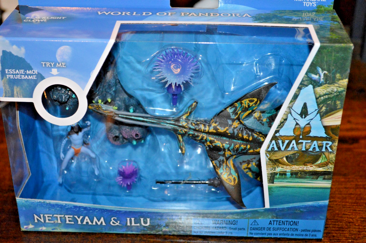 Neteyam & Ilu Avatar: The Way of Water World of Pandora Figure | eBay