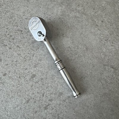 Nice Snap-on Tools USA  1/4'' Drive Fine Tooth Chrome Handle Ratchet T72