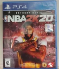 Anthony Davis NBA 2K20 Video Game PS4 Playstation Disc and Case Basketball