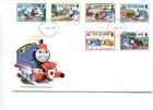 Isle of Man 1995 Thomas the Tank Engine FDC cancelled Ramsey