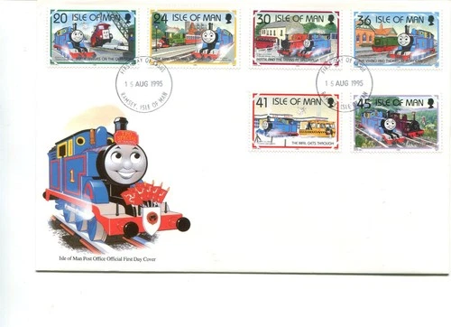 Isle of Man 1995 Thomas the Tank Engine FDC cancelled Ramsey