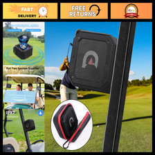 Portable Bluetooth Golf Cart Speaker - Waterproof, Loud Stereo Sound, 20H Playti