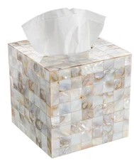 Milano Tissue Box Cover Square – Decorative Tissue Holder for Bathroom - Beau...