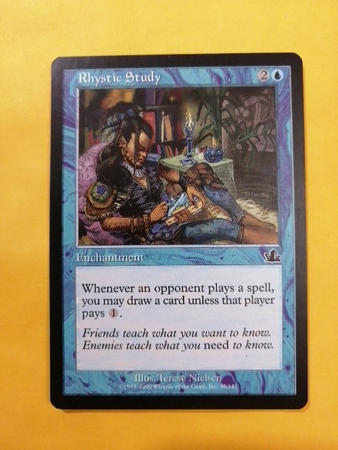 MTG - Rhystic Study - Prophecy - LP