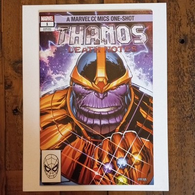 Marvel Comics Thanos: Death Notes #1 Ekokul Variant Cover Modern Age Comic