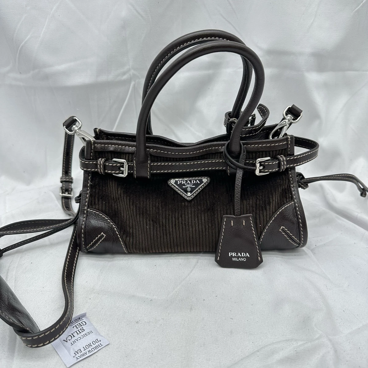 25+ PRADA Leather Exterior Mini Bags & Handbags for Women for sale