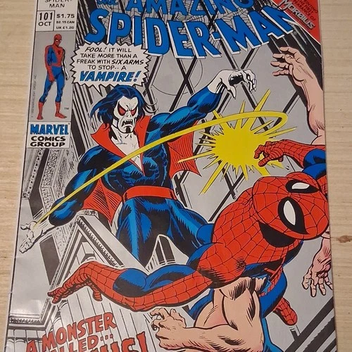 Marvel The Amazing Spider-Man #101 Spider-Man Morbius 1992 edition