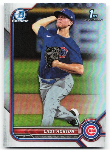🔥 2022 Bowman Draft #BDC-193 Cade Horton Chrome Refractor
