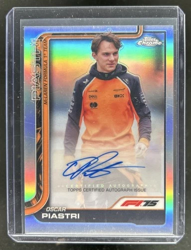 2025 Topps Chrome F1 Formula 1 Oscar Piastri Auto Autograph #CAC-PIA