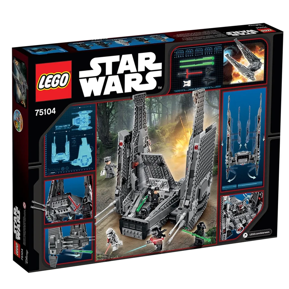 LEGO Star Wars 75104 Kylo Ren's Command Shuttle New Factory Sealed - Image 2 of 3