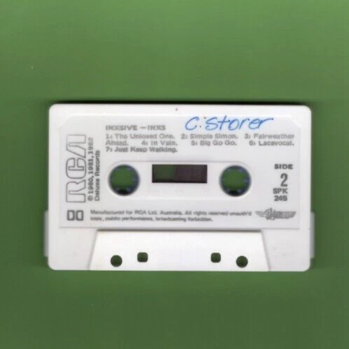 INXS - Inxsive - Cassette (1980 - 82) Deluxe SPK245 - Image 4 of 4
