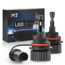 130W 13000LM LED Headlight 9007 Hi/Low Beams 6000K XENON White Bulbs X2