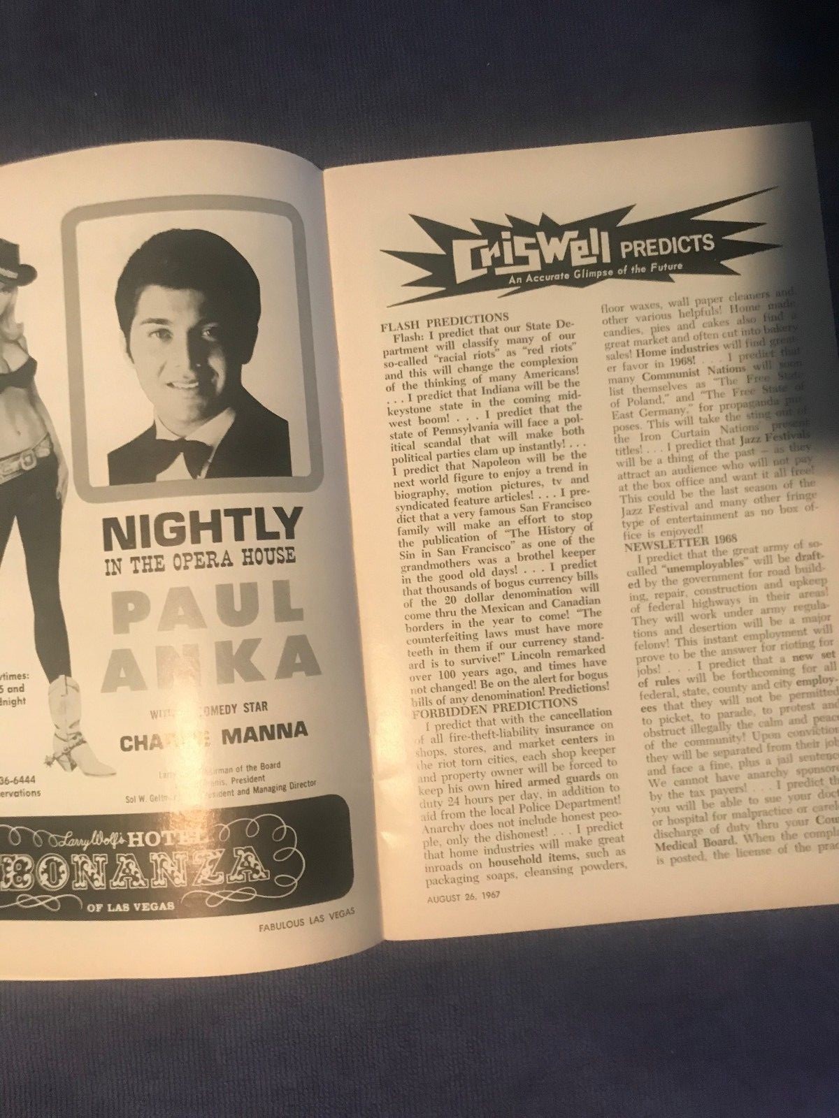 Fabulous Las Vegas Magazine Patti Potts Paul Anka Nalani Kele Goulet 8