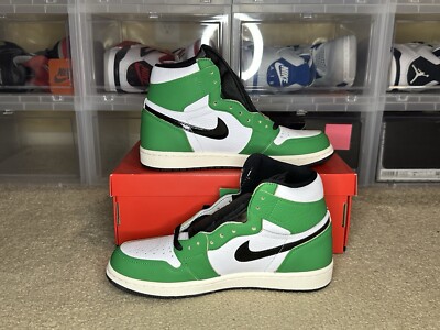 Nike Air Jordan 1 High OG Lucky Green White Size 9W/7.5M  display picture 2