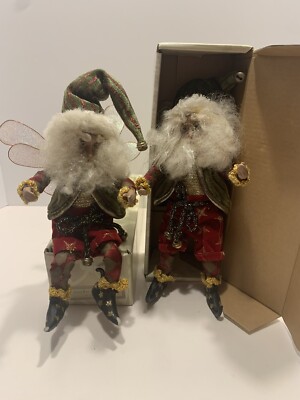 2 Mark Roberts 9  Pinocchio Fairy Ornament 51-26250